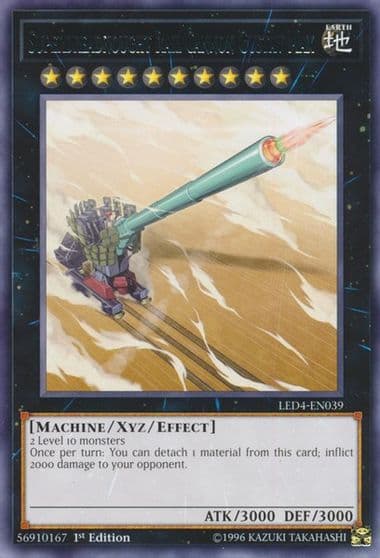Superdreadnought Rail Cannon Gustav Max Legendary Duelists: Sisters of the Rose Yu-Gi-Oh! card