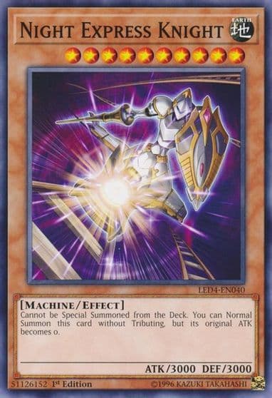 Night Express Knight Legendary Duelists: Sisters of the Rose Yu-Gi-Oh! card