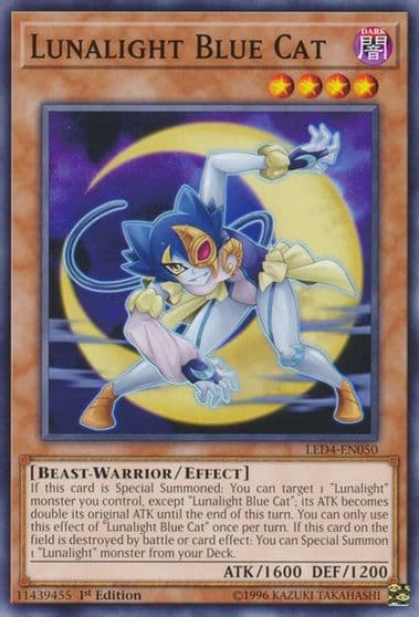 Lunalight Blue Cat Legendary Duelists: Sisters of the Rose Yu-Gi-Oh! card