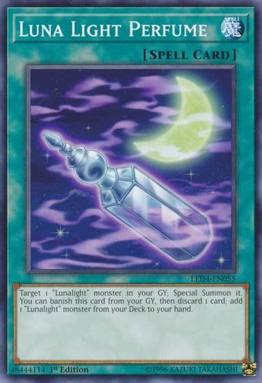 Luna Light Perfume Legendary Duelists: Sisters of the Rose Yu-Gi-Oh! card