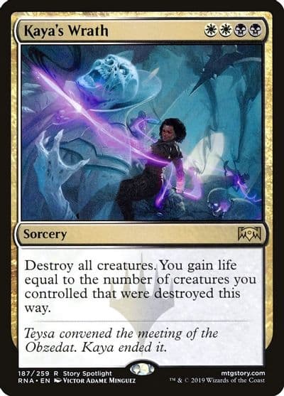 Kayas Wrath Ravnica Allegiance Magic card