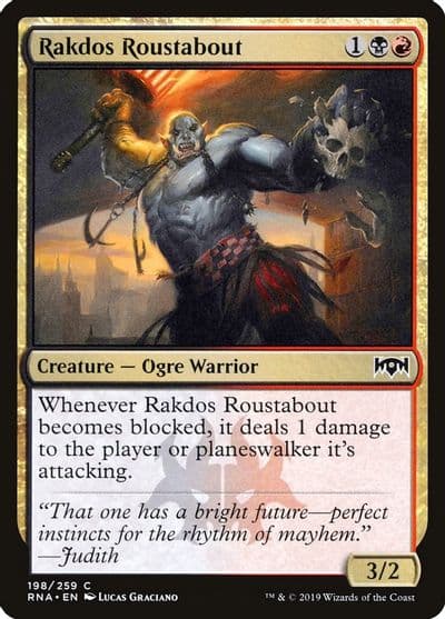 Rakdos Roustabout Ravnica Allegiance Magic card