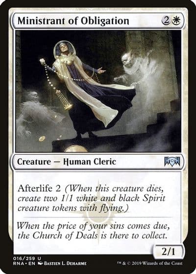 Ministrant of Obligation Ravnica Allegiance Magic card