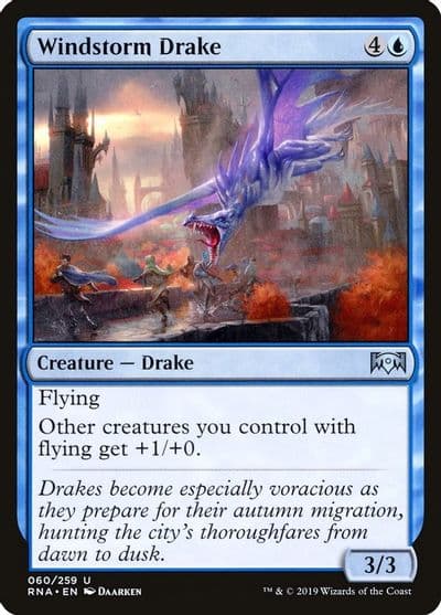 Windstorm Drake Ravnica Allegiance Magic card