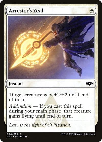 Arresters Zeal Ravnica Allegiance Magic card