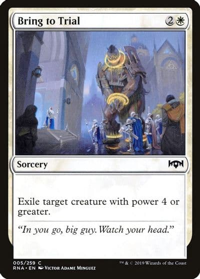 Bring to Trial Ravnica Allegiance Magic card