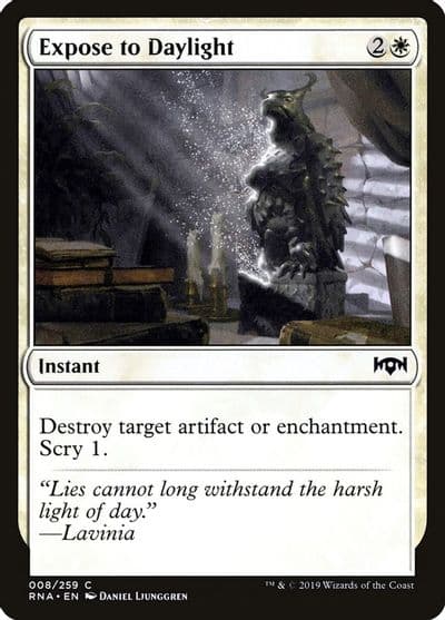 Expose to Daylight Ravnica Allegiance Magic card
