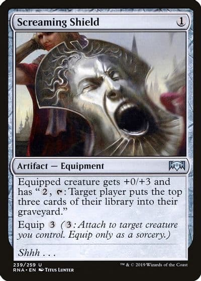 Screaming Shield Ravnica Allegiance Magic card