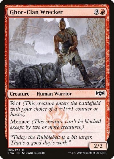 Ghor Clan Wrecker Ravnica Allegiance Magic card