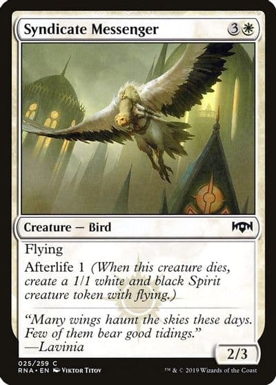 Syndicate Messenger Ravnica Allegiance Magic card