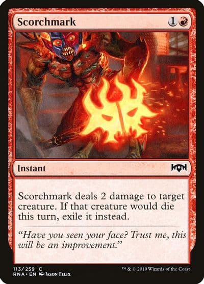 Scorchmark Ravnica Allegiance Magic card