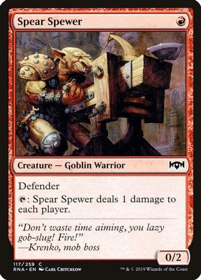 Spear Spewer Ravnica Allegiance Magic card