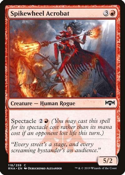Spikewheel Acrobat Ravnica Allegiance Magic card