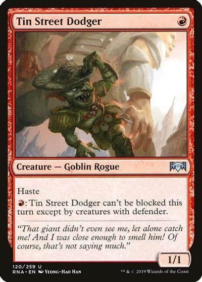 Tin Street Dodger Ravnica Allegiance Magic card
