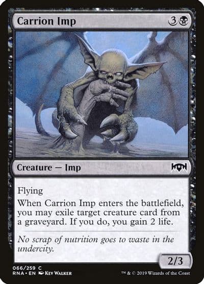 Carrion Imp Ravnica Allegiance Magic card