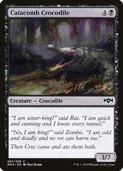 Catacomb Crocodile Ravnica Allegiance Magic card