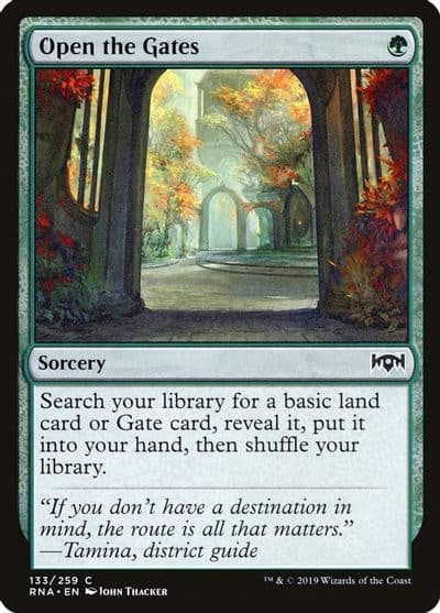 Open the Gates Ravnica Allegiance Magic card