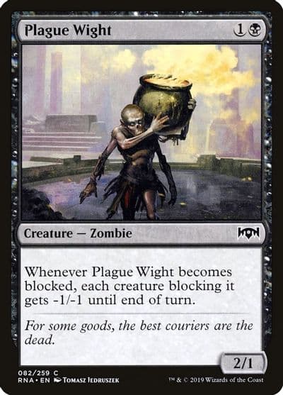 Plague Wight Ravnica Allegiance Magic card
