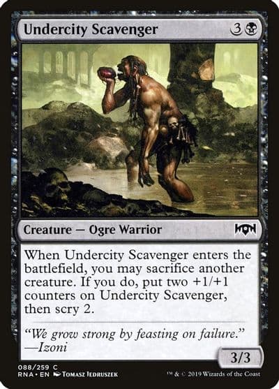 Undercity Scavenger Ravnica Allegiance Magic card