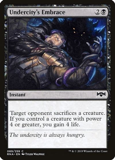 Undercitys Embrace Ravnica Allegiance Magic card