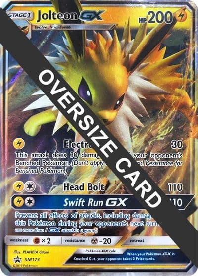 Jolteon GX - SM173 (SM Black Star Promo) Jumbo Cards Pokemon card