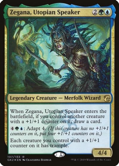 Zegana Utopian Speaker Ravnica Allegiance: Guild Kits Magic card