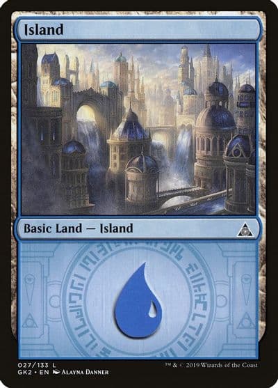 Island 027 Ravnica Allegiance: Guild Kits Magic card