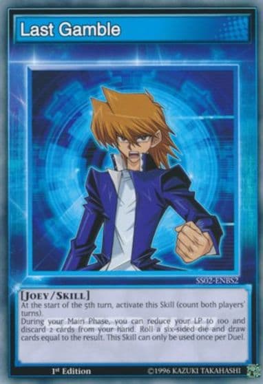 Last Gamble Speed Duel Decks: Duelists of Tomorrow Yu-Gi-Oh! card