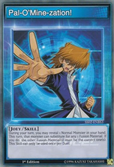 Pal OMine zation Speed Duel Decks: Duelists of Tomorrow Yu-Gi-Oh! card