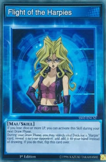 Flight of the Harpies Speed Duel Decks: Duelists of Tomorrow Yu-Gi-Oh! card