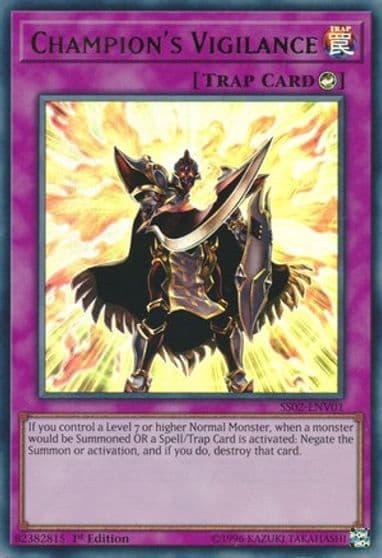 Champions Vigilance Speed Duel Decks: Duelists of Tomorrow Yu-Gi-Oh! card