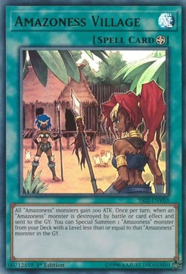 Amazoness Village Speed Duel Decks: Duelists of Tomorrow Yu-Gi-Oh! card