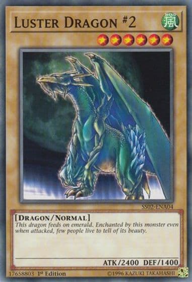 Luster Dragon 2 Speed Duel Decks: Duelists of Tomorrow Yu-Gi-Oh! card