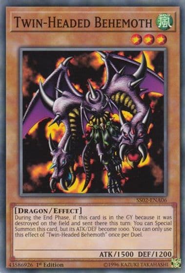 Twin Headed Behemoth Speed Duel Decks: Duelists of Tomorrow Yu-Gi-Oh! card