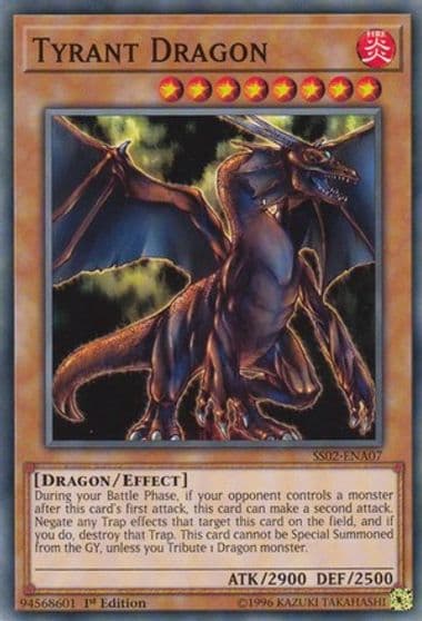 Tyrant Dragon Speed Duel Decks: Duelists of Tomorrow Yu-Gi-Oh! card