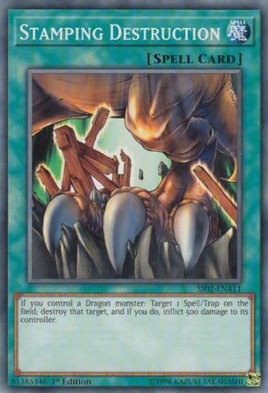 Stamping Destruction Speed Duel Decks: Duelists of Tomorrow Yu-Gi-Oh! card