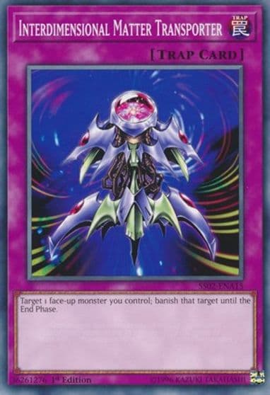 Interdimensional Matter Transporter Speed Duel Decks: Duelists of Tomorrow Yu-Gi-Oh! card