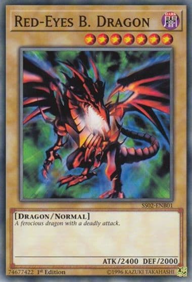 Red Eyes B Dragon Speed Duel Decks: Duelists of Tomorrow Yu-Gi-Oh! card