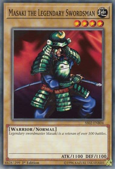 Masaki the Legendary Swordsman Speed Duel Decks: Duelists of Tomorrow Yu-Gi-Oh! card