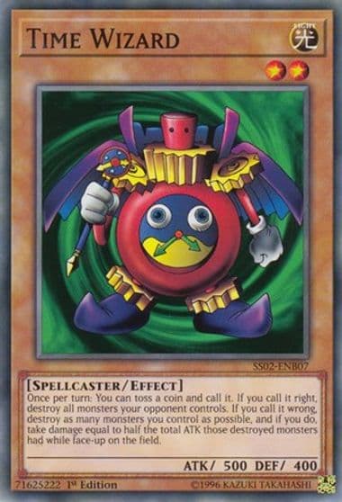 Time Wizard Speed Duel Decks: Duelists of Tomorrow Yu-Gi-Oh! card