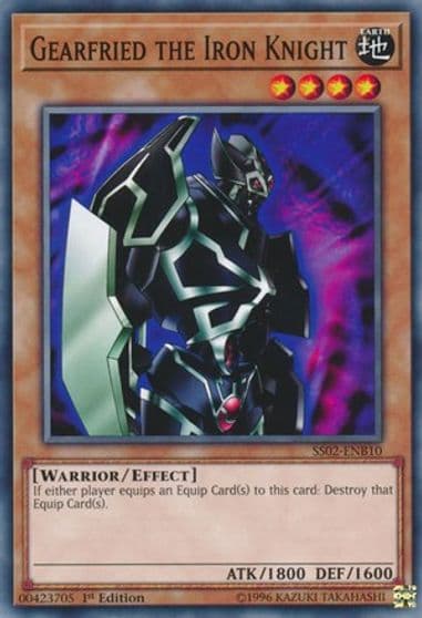 Gearfried the Iron Knight Speed Duel Decks: Duelists of Tomorrow Yu-Gi-Oh! card