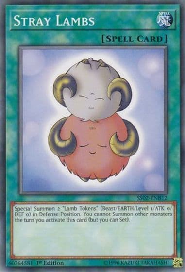 Stray Lambs Speed Duel Decks: Duelists of Tomorrow Yu-Gi-Oh! card