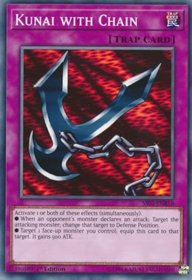 Kunai with Chain Speed Duel Decks: Duelists of Tomorrow Yu-Gi-Oh! card