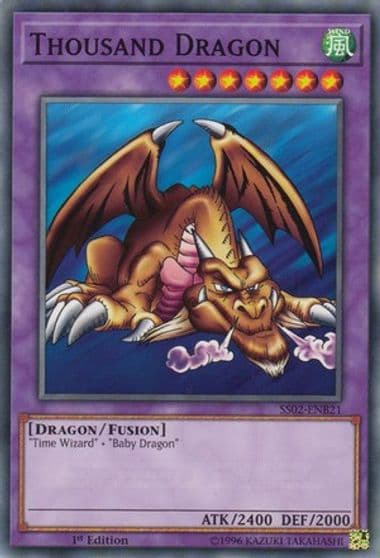 Thousand Dragon Speed Duel Decks: Duelists of Tomorrow Yu-Gi-Oh! card