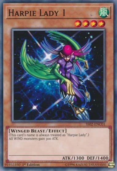 Harpie Lady 1 Speed Duel Decks: Duelists of Tomorrow Yu-Gi-Oh! card