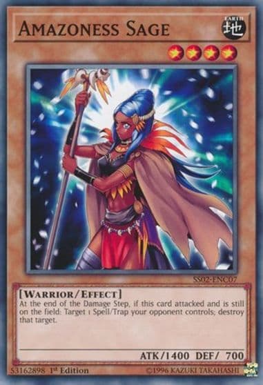 Amazoness Sage Speed Duel Decks: Duelists of Tomorrow Yu-Gi-Oh! card