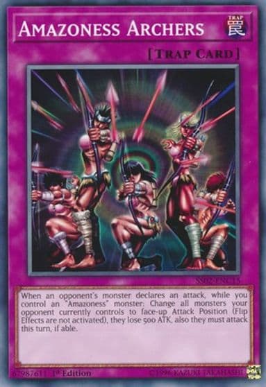 Amazoness Archers Speed Duel Decks: Duelists of Tomorrow Yu-Gi-Oh! card