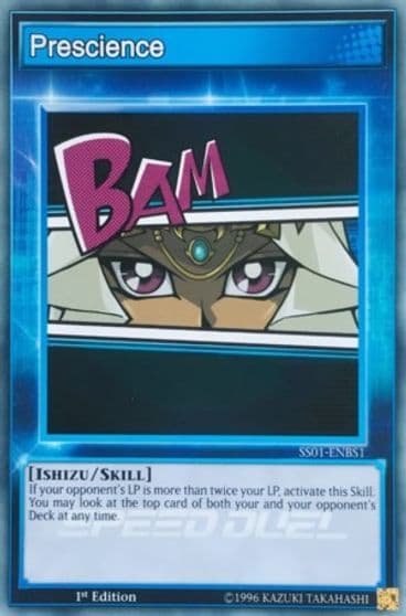 Prescience Speed Duel Decks: Destiny Masters Yu-Gi-Oh! card