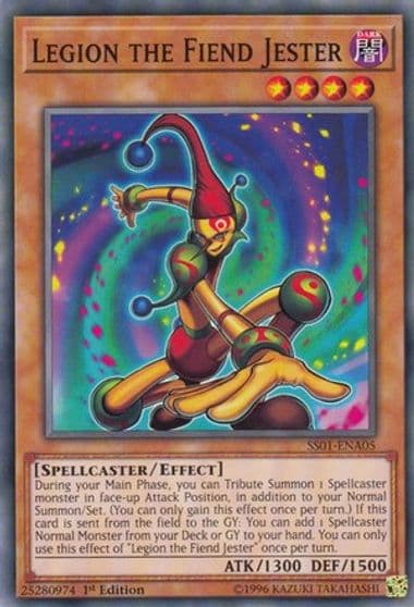 Legion the Fiend Jester Speed Duel Decks: Destiny Masters Yu-Gi-Oh! card