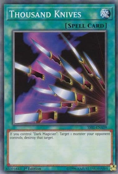 Thousand Knives Speed Duel Decks: Destiny Masters Yu-Gi-Oh! card